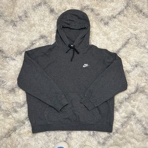 dark grey Nike hoodie sweatshirt